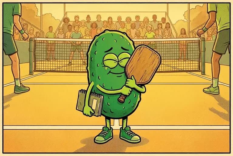 Young Dill hugs the old wooden paddle to his chest with eyes closed, at peace in the middle of the busy golden-hour courts.