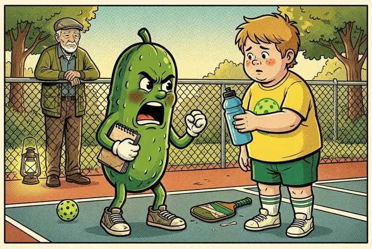 The old anger flashes: young Dill snaps, cheeks dark, while Sam quietly holds out a water bottle; behind the fence the groundskeeper watches with sad, knowing eyes.